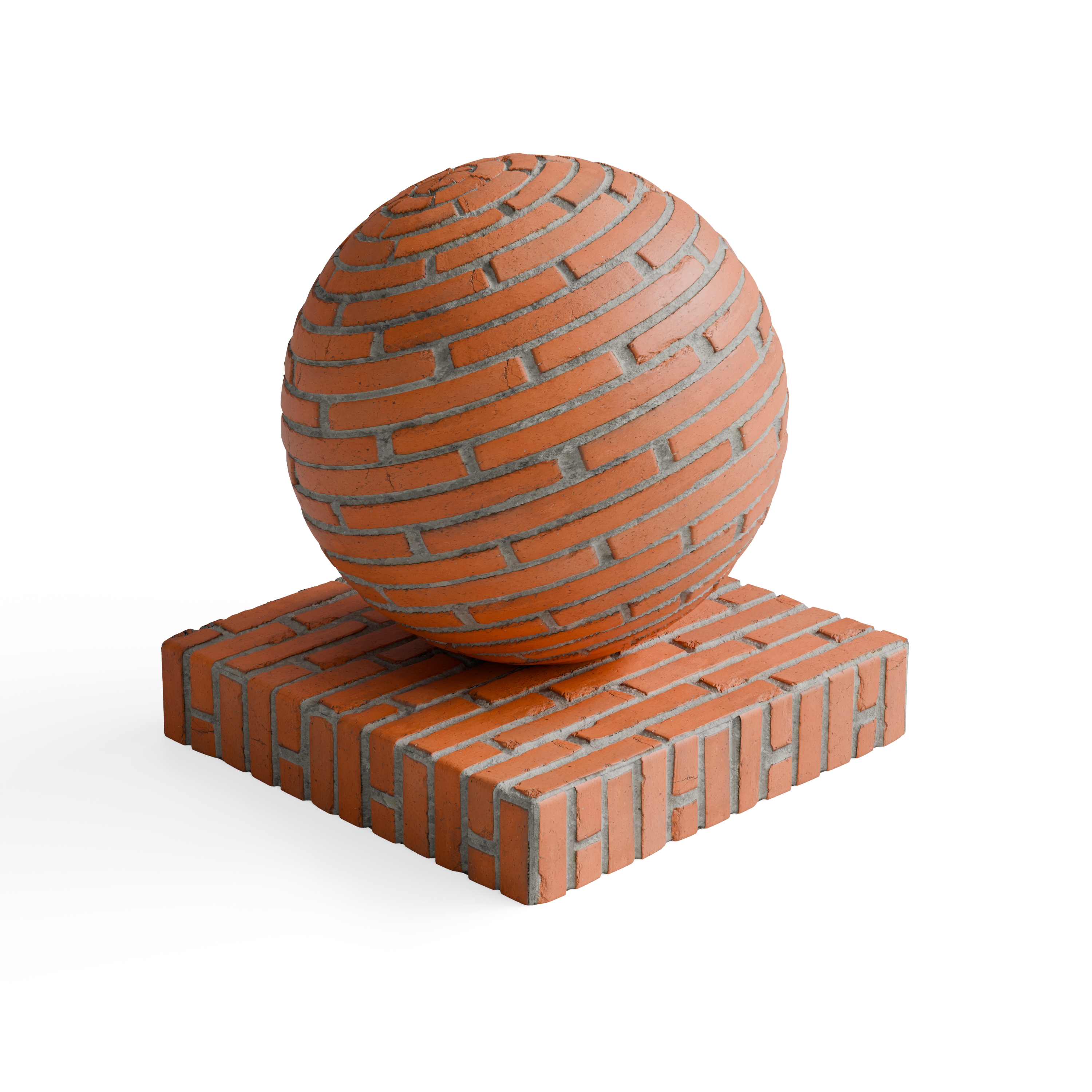 Brick 85 - Orange narrow brick - A — Hero view