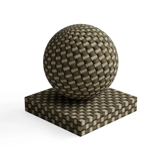 Fabric 111 - Beige Basket-Weave Fabric — Hero view