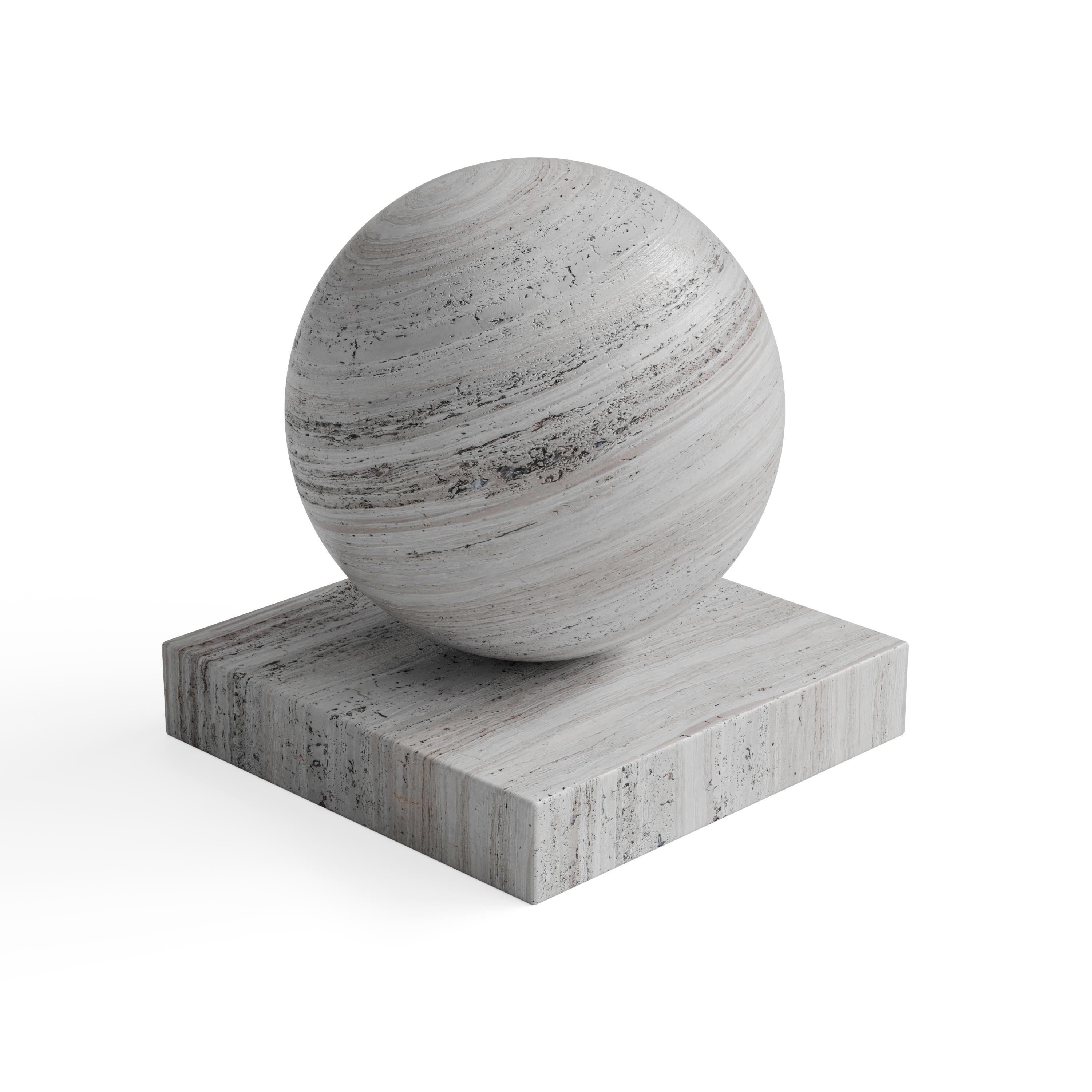 Travertine 21 - Gray Horizontal Bands — Hero view