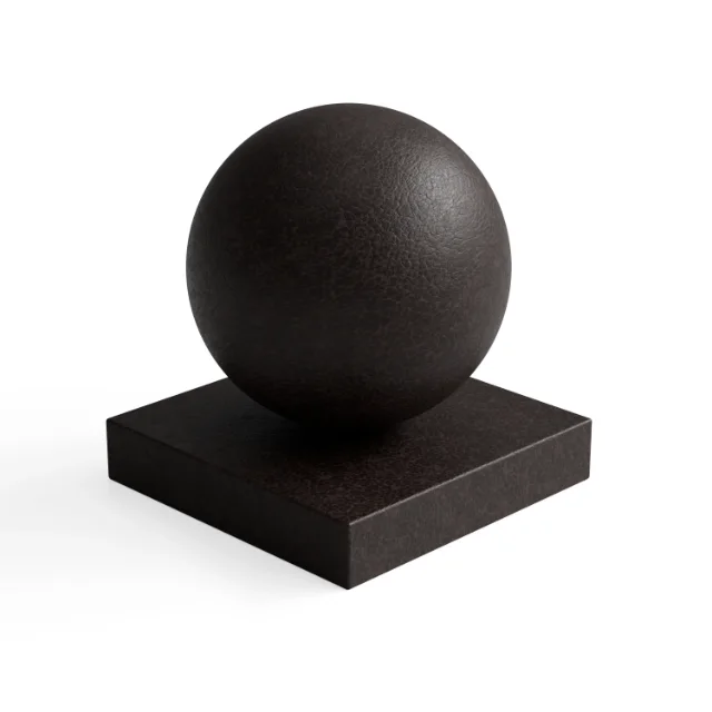 Leather 21 - Charcoal Grained Leather — Hero view