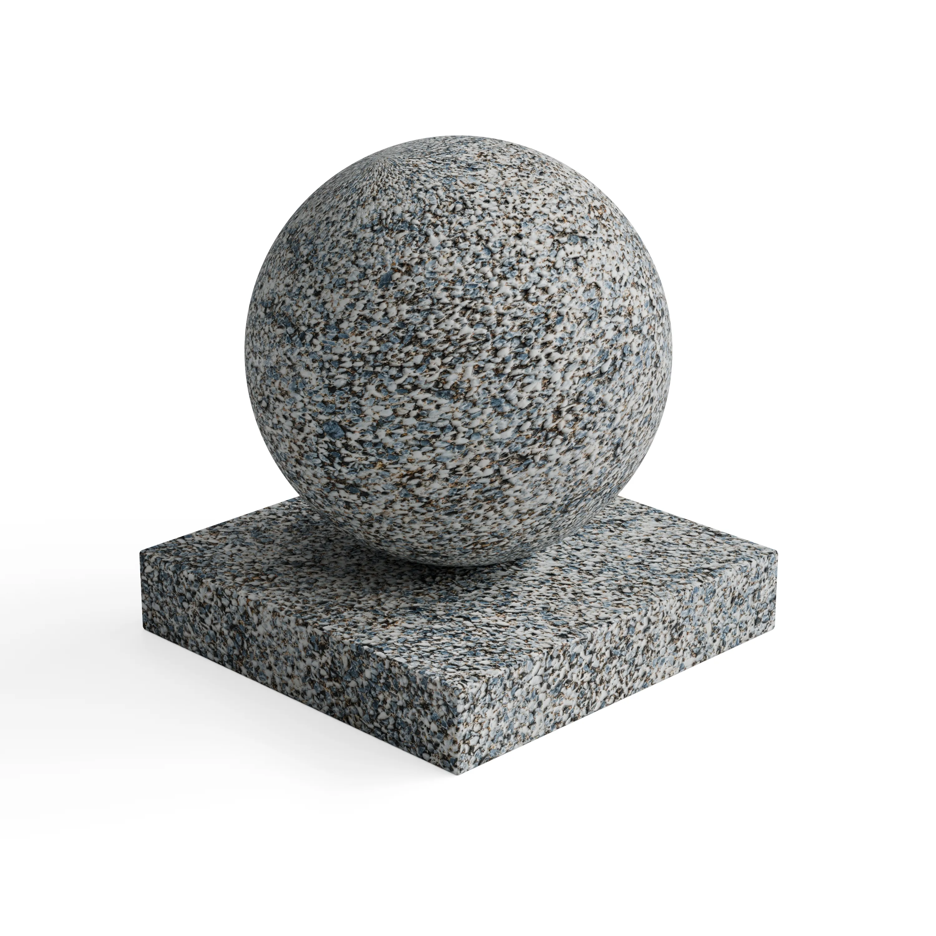 Stone 74 - Fine charcoal speckled stone — Hero view