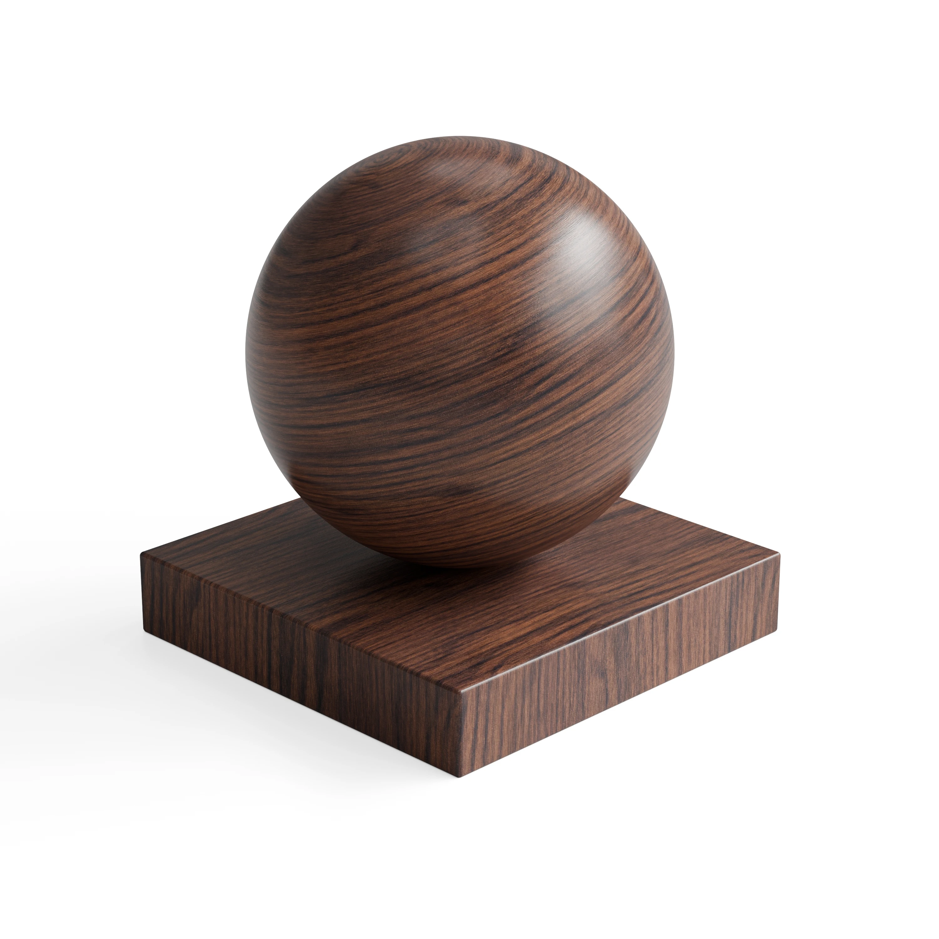 Wood 111 - Glossy brown striped wood — Hero view