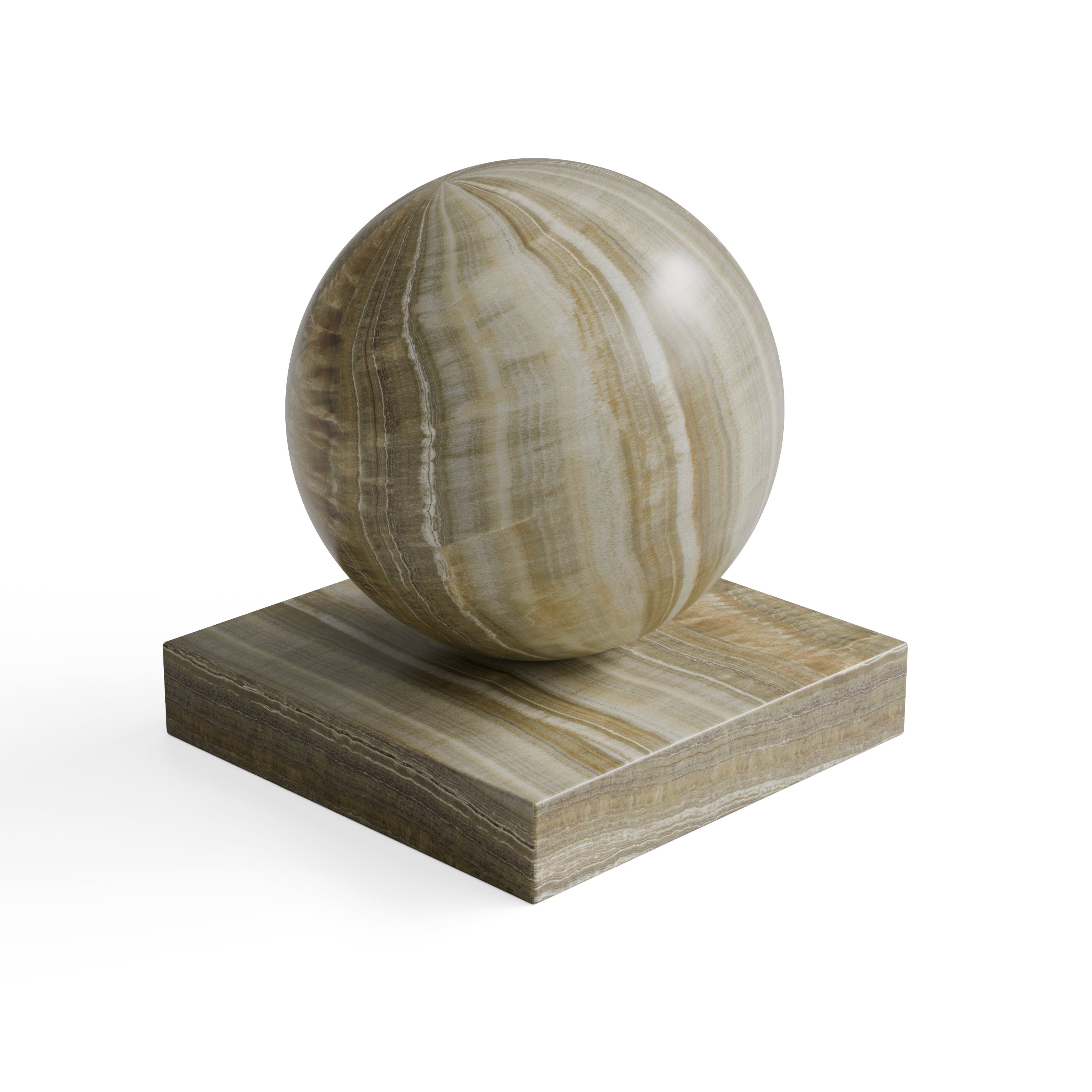 Onice Verde - Green Banded Onyx-Look Surface — Hero view