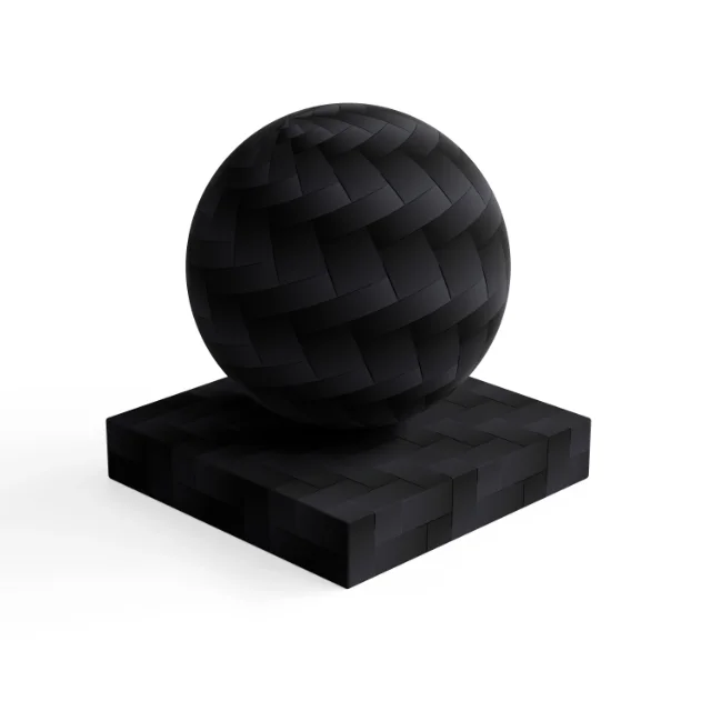 Fabric 104 - Black Quilted Fabric — Hero view