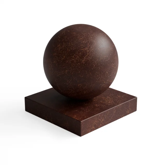 Leather 33 - Dark Brown Lightly Distressed Leather — Hero view