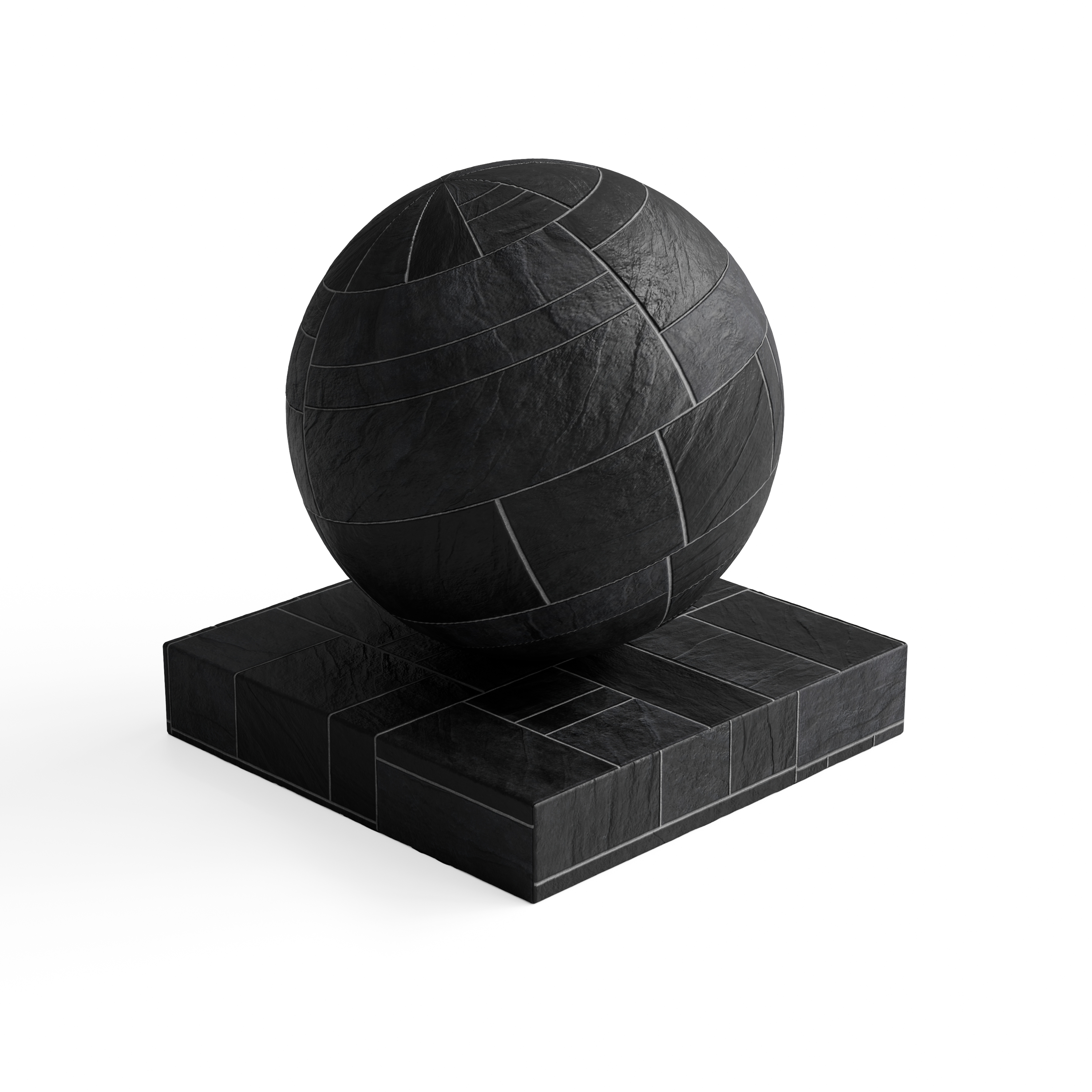 Slate - Dark Modular Stone Paving — Hero view