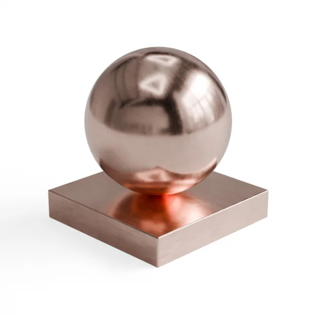 Metal 184 - Rose-copper softly weathered metal — Hero view