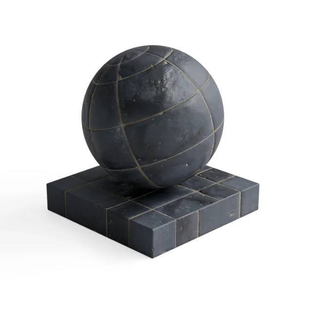 Tile 320 - Dark Slate-Look Floor Tiles — Hero view
