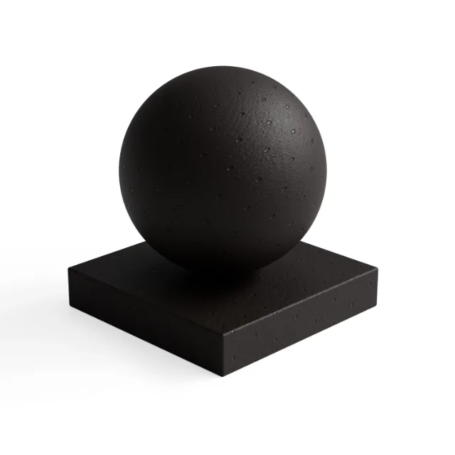 Leather 15 - Black Perforated Leather — Hero view