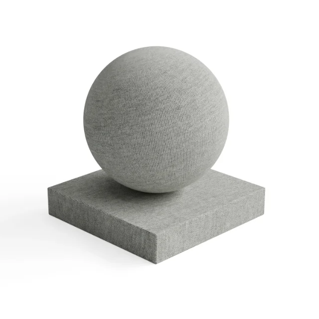 Fabric 58 - Light grey fine-weave fabric — Hero view