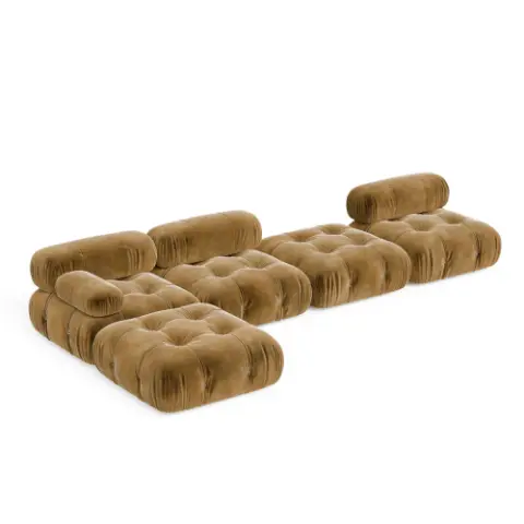 B&B Italia Camaleonda - Caramel Brown Modular Sofa