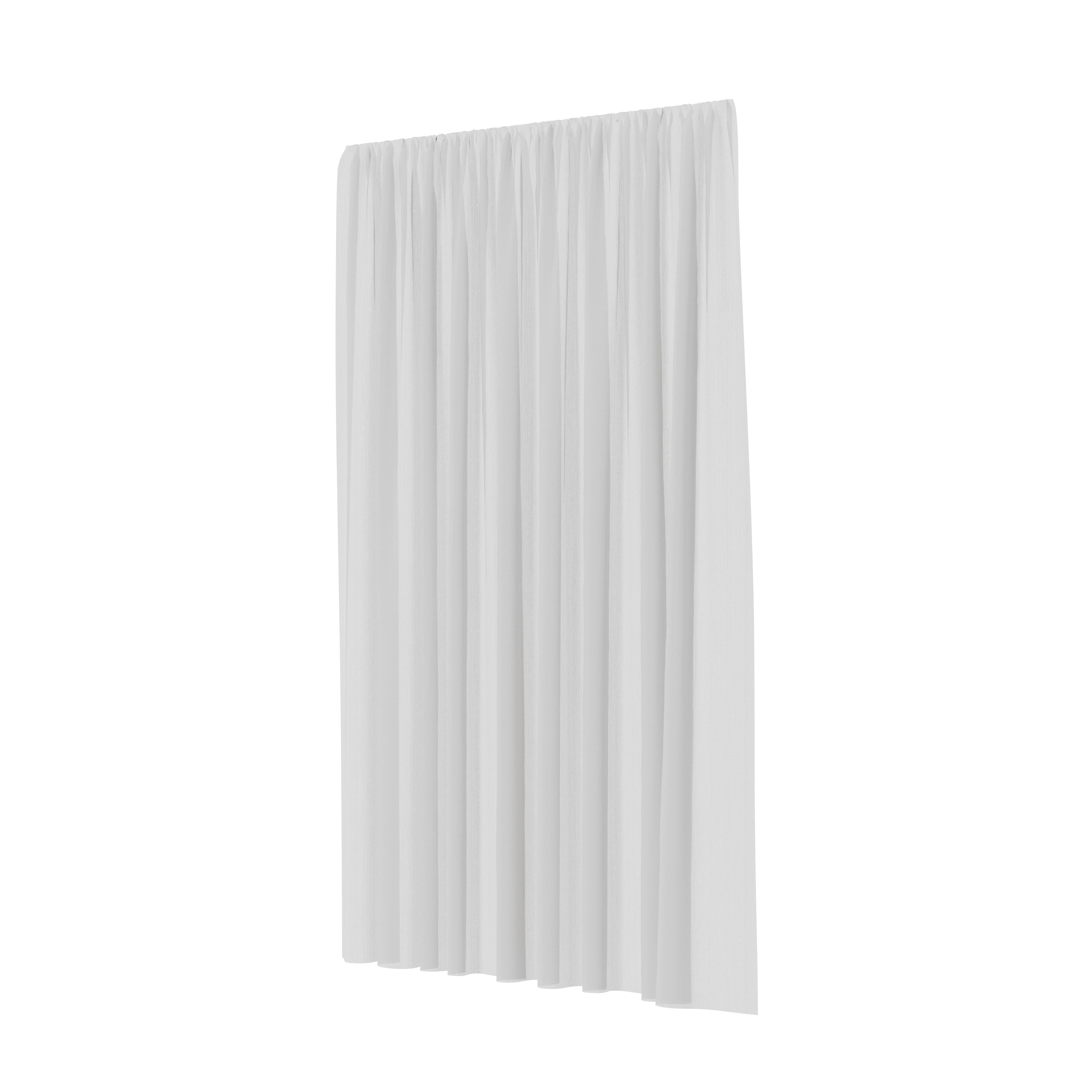 Curtain 3 - White Semi-Transparent Curtain — Hero view