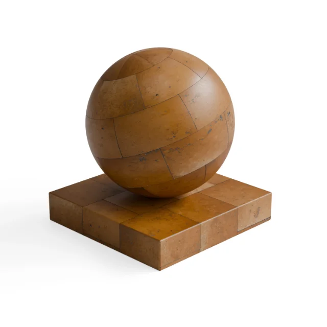 Tile 466 - Ochre Brown Stone-Look Tiles — Hero view