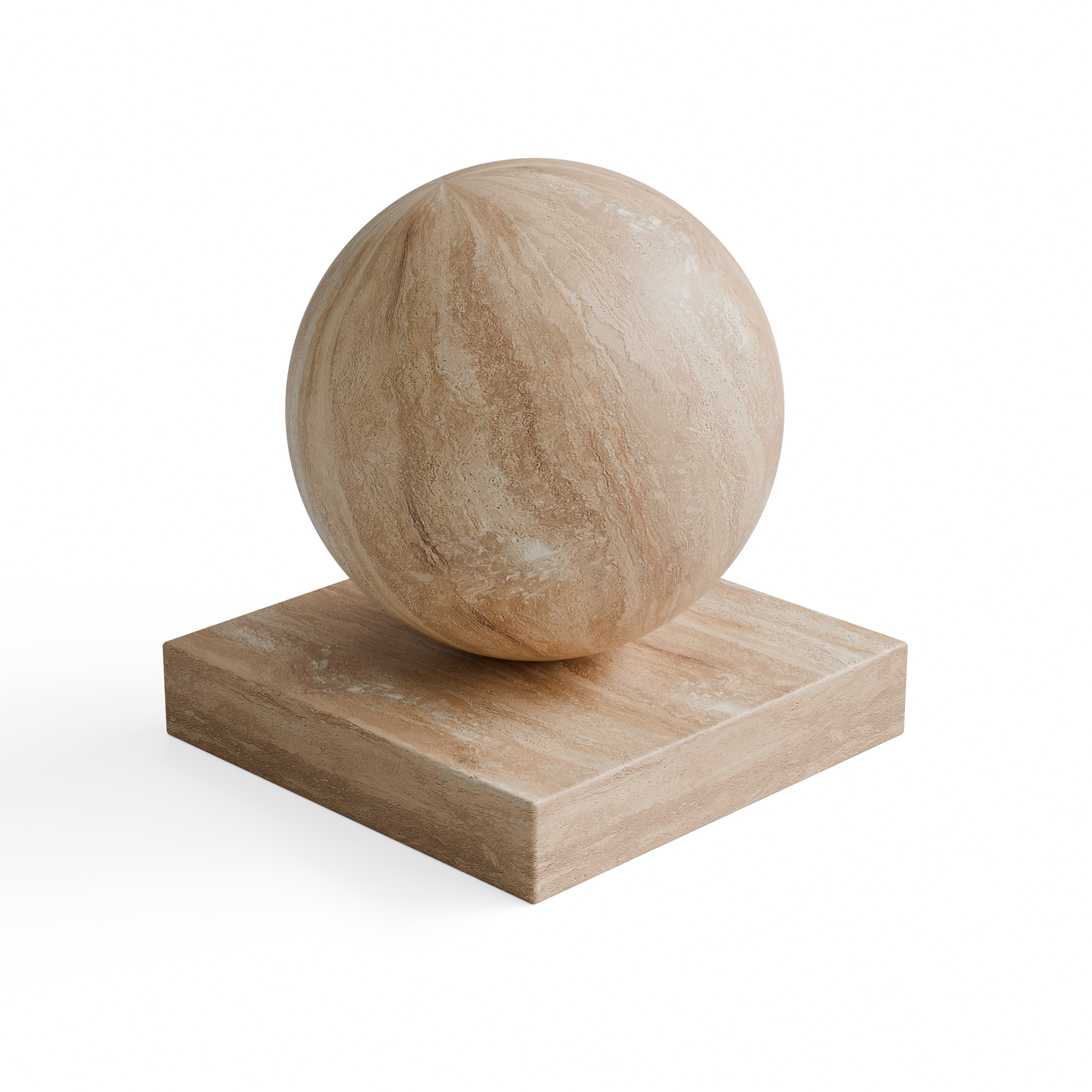 Travertine 2 - Warm Vertical Veins — Hero view