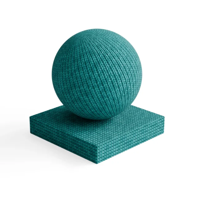 Fabric 117 - Turquoise Knit Fabric — Hero view