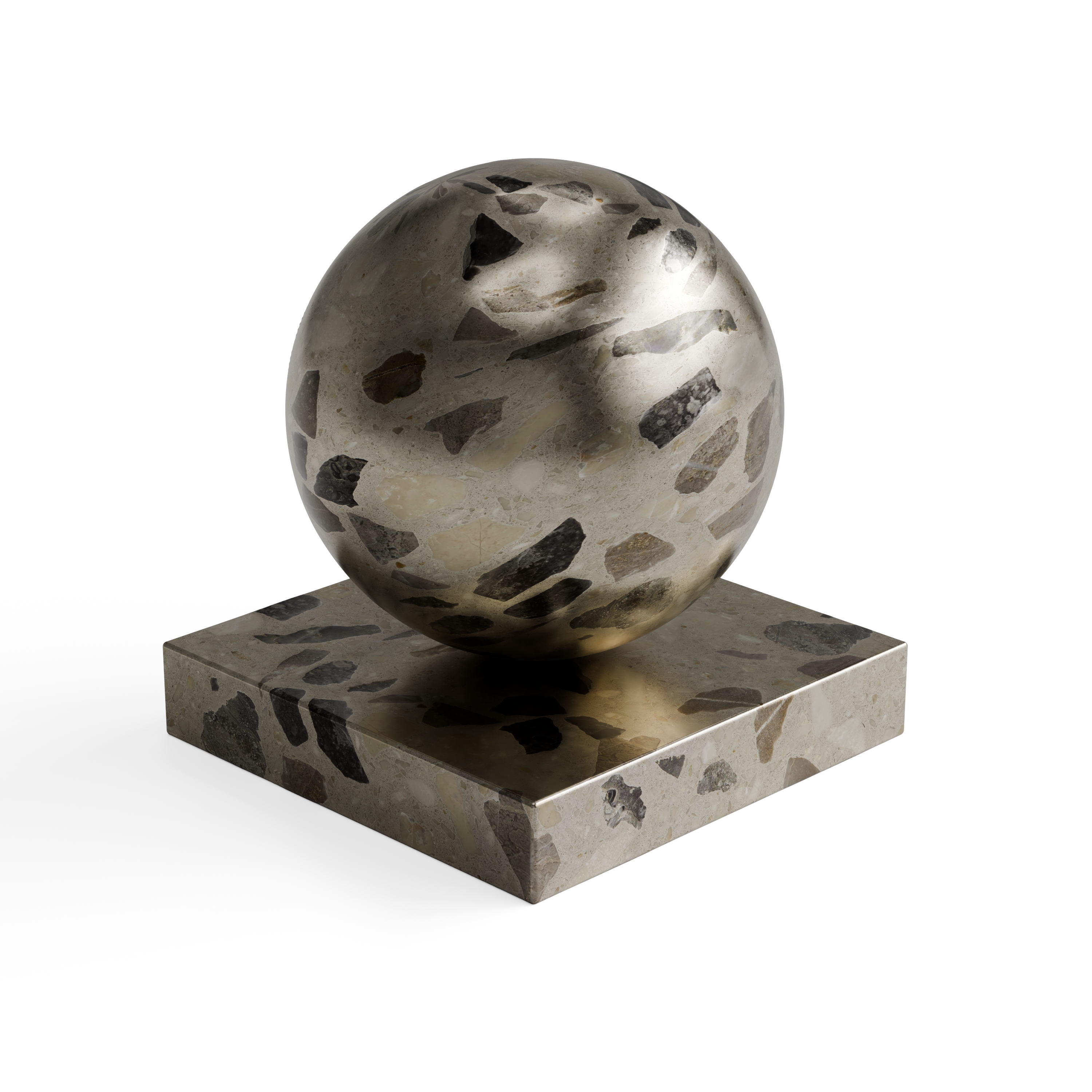 Terrazzo Veneziano 73 - Beige with Gray Chips — Hero view