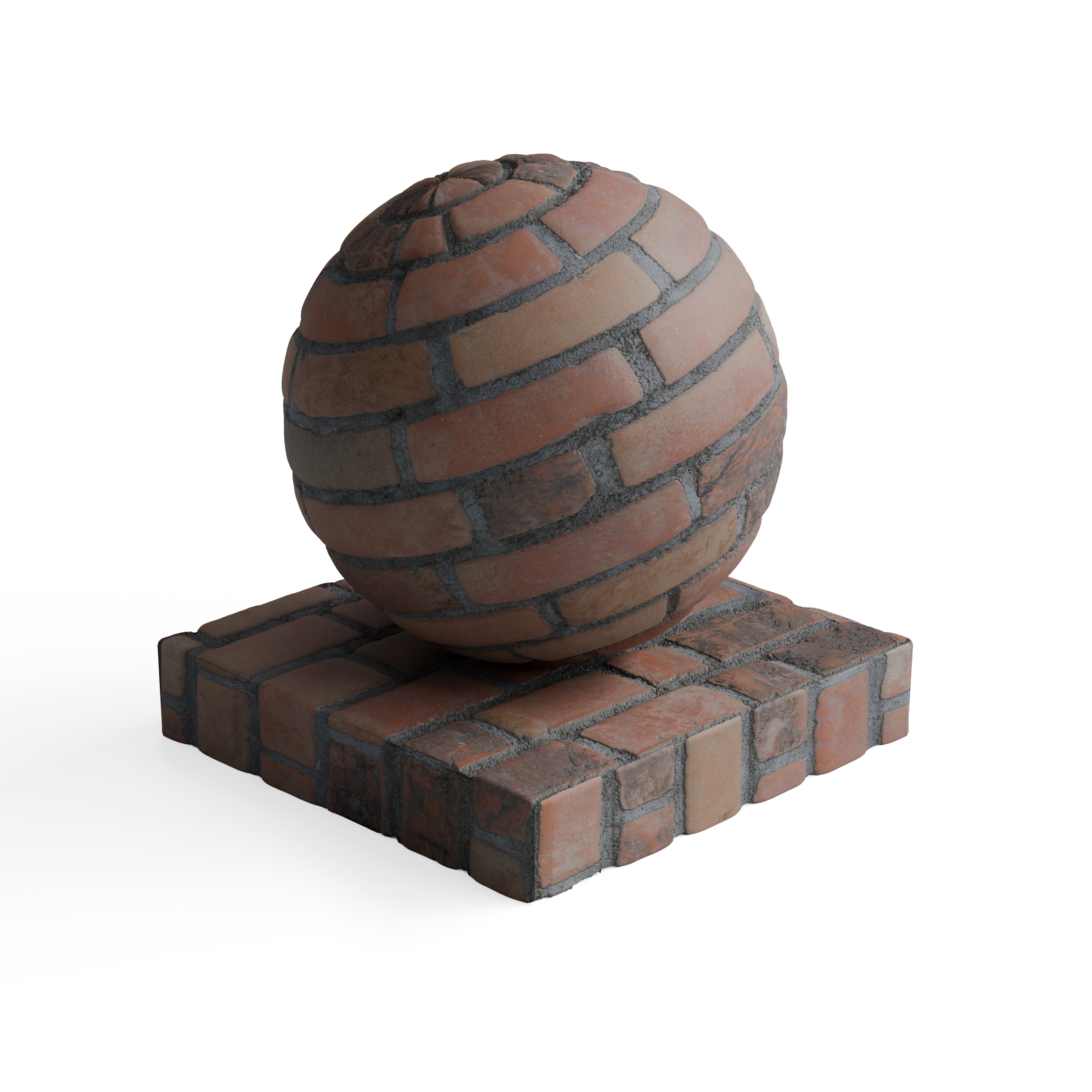 Brick 1 - Red-brown smooth brick — Hero view