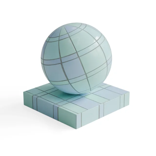 Tile 305 - Pale Aqua Grid Tiles — Hero view