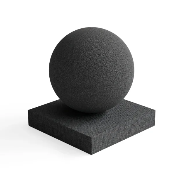 Fabric 130 - Charcoal Fine Woven Fabric — Hero view