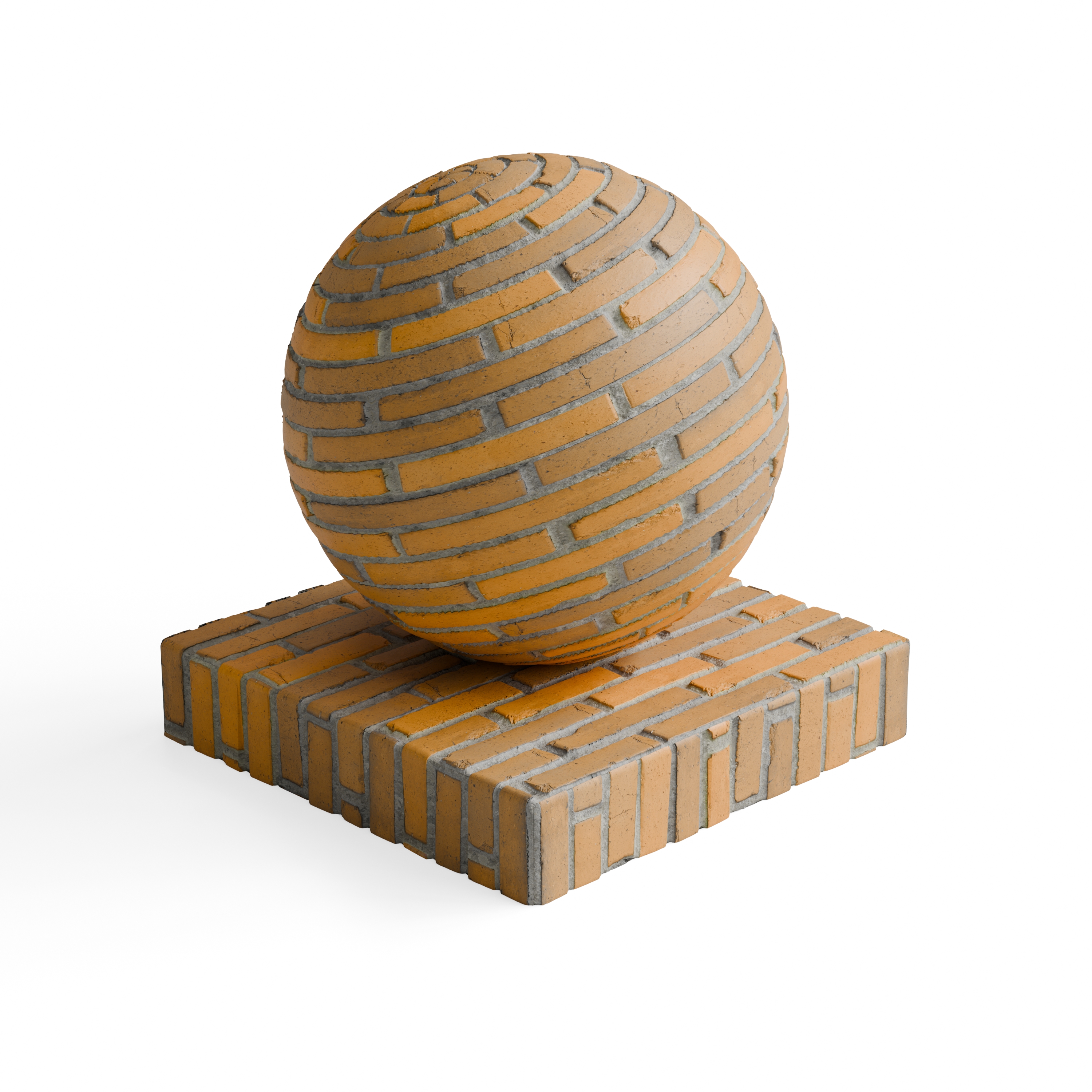 Brick 88 - Golden yellow narrow brick - A — Hero view
