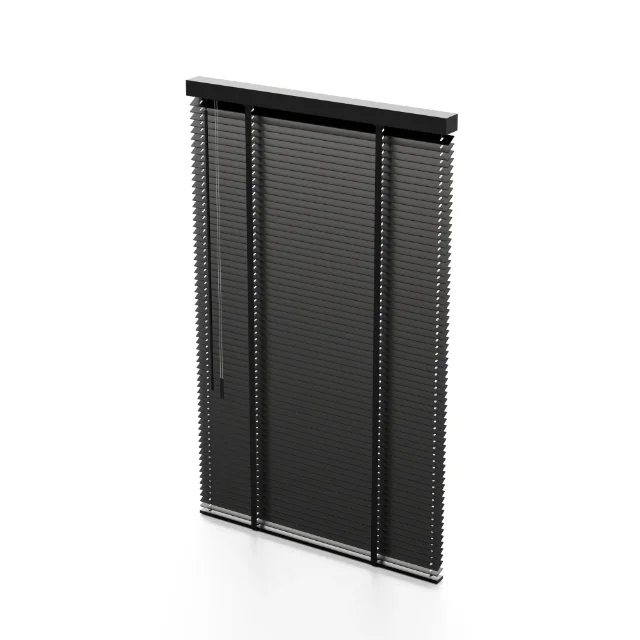 Blinds 1 — Black Venetian Blinds — Hero view