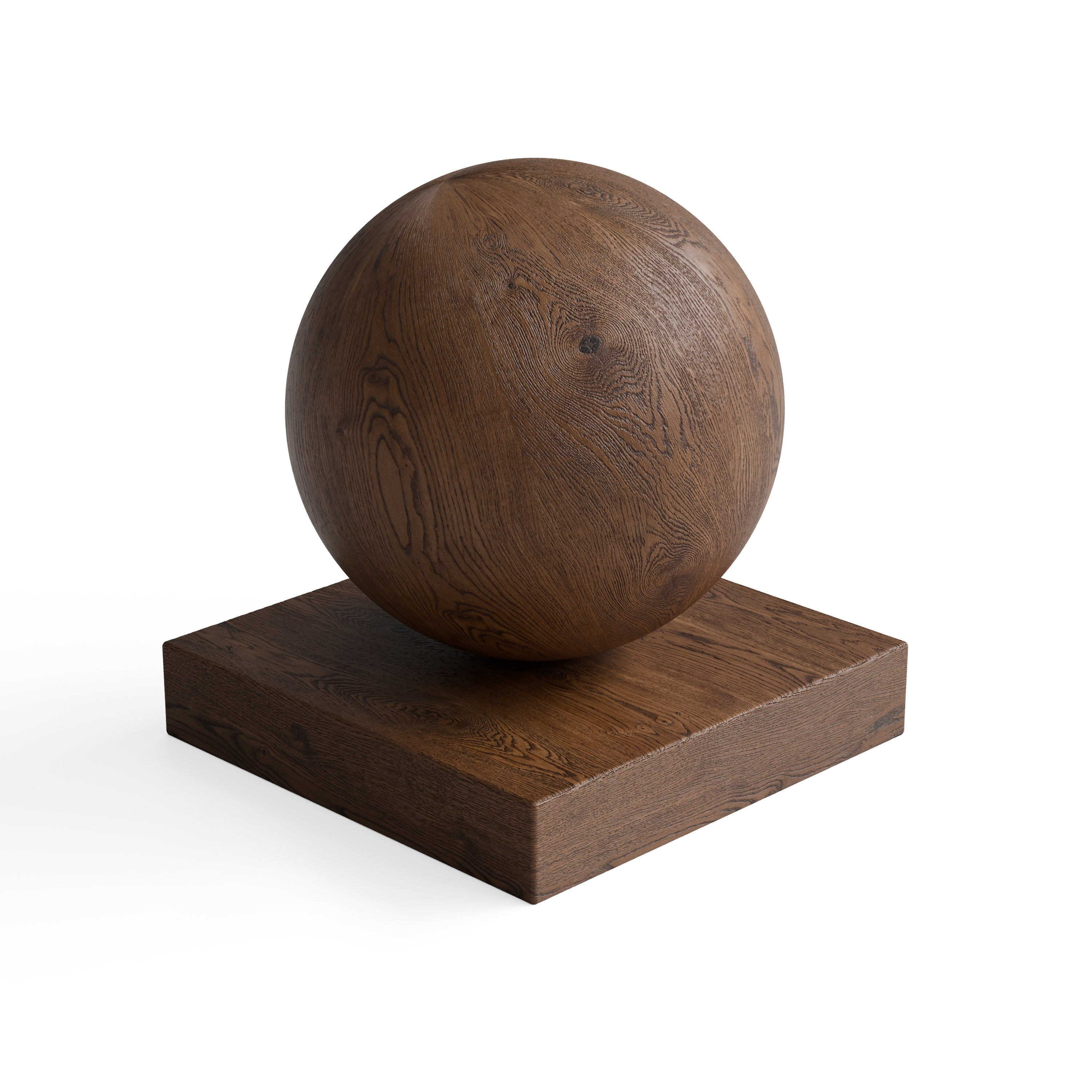 Oak Parquet 01 - Dark Brown Grain — Hero view