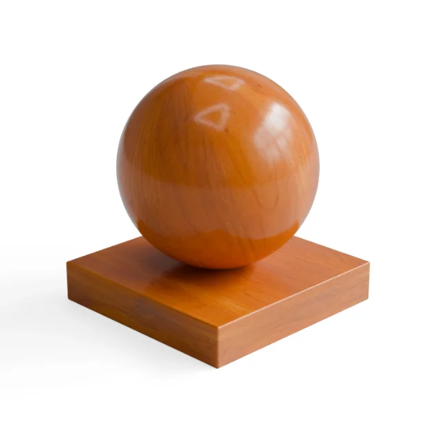 Wood 72 - Glossy orange wood — Hero view
