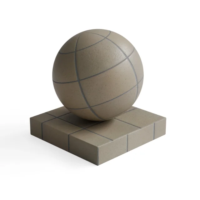 Tile 303 - Warm Taupe Square Tiles — Hero view