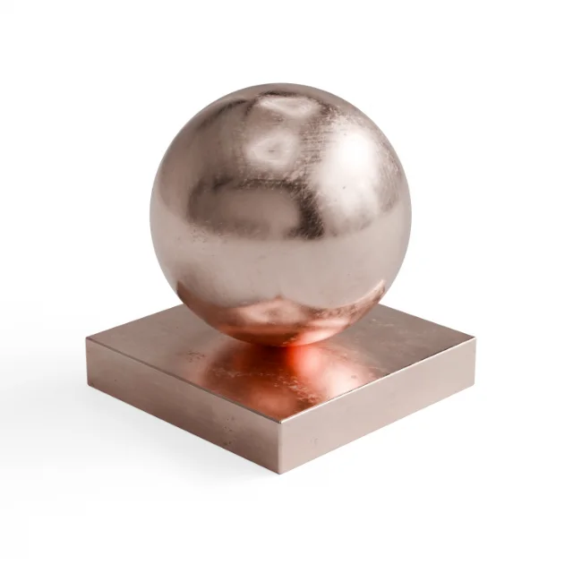 Metal 183 - Rose-copper speckled polished metal — Hero view