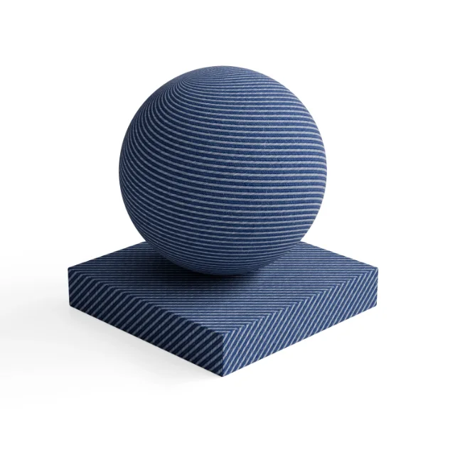 Fabric 105 - Navy Ribbed Woven Fabric — Hero view