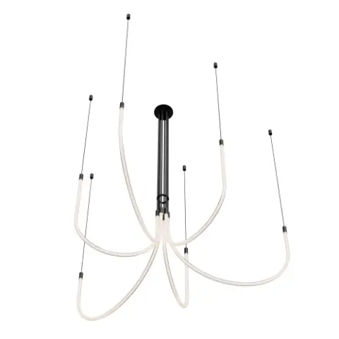 Aromas del Campo Cram - Black and Opal Pendant Chandelier
