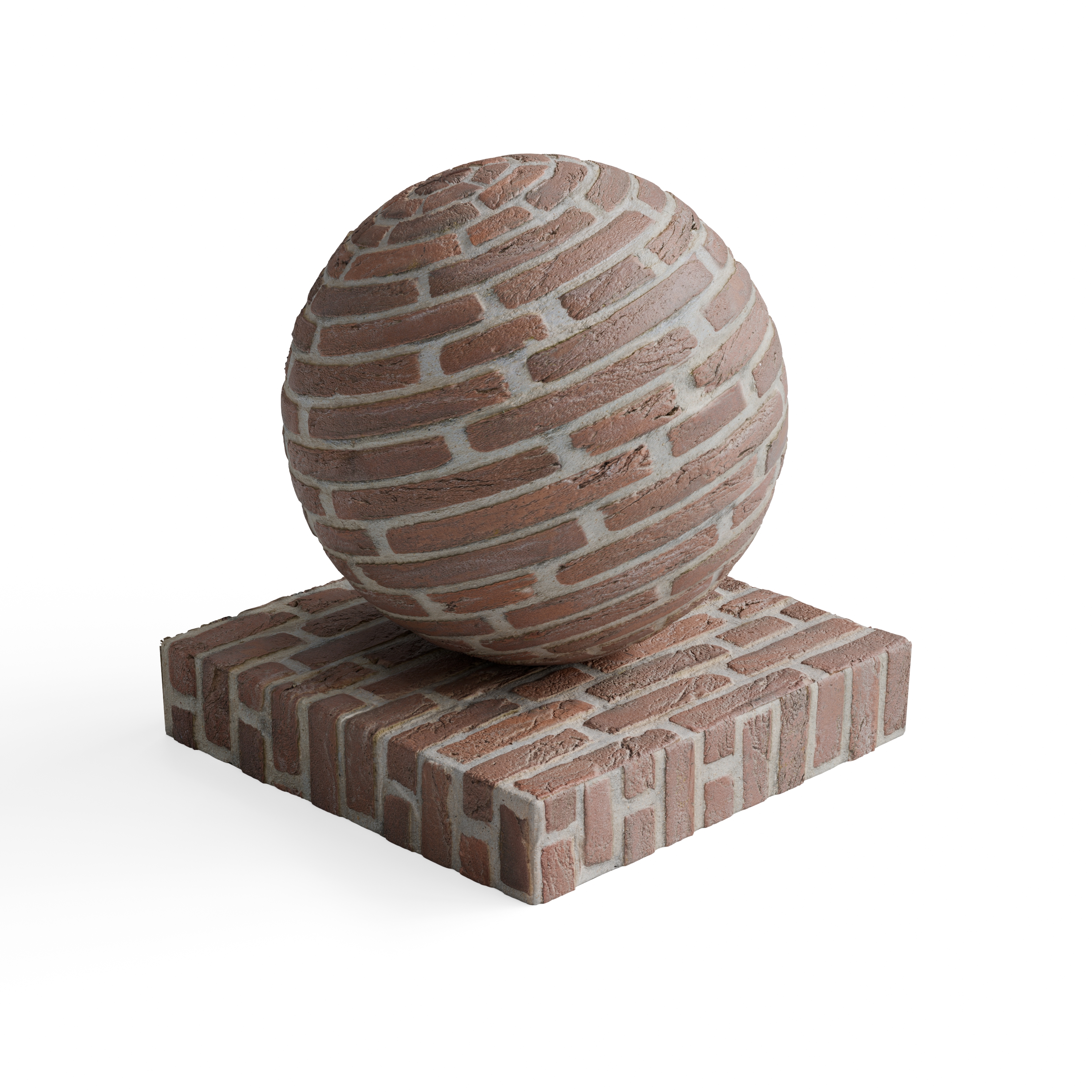 Brick 73 - Dusty red rustic brick — Hero view
