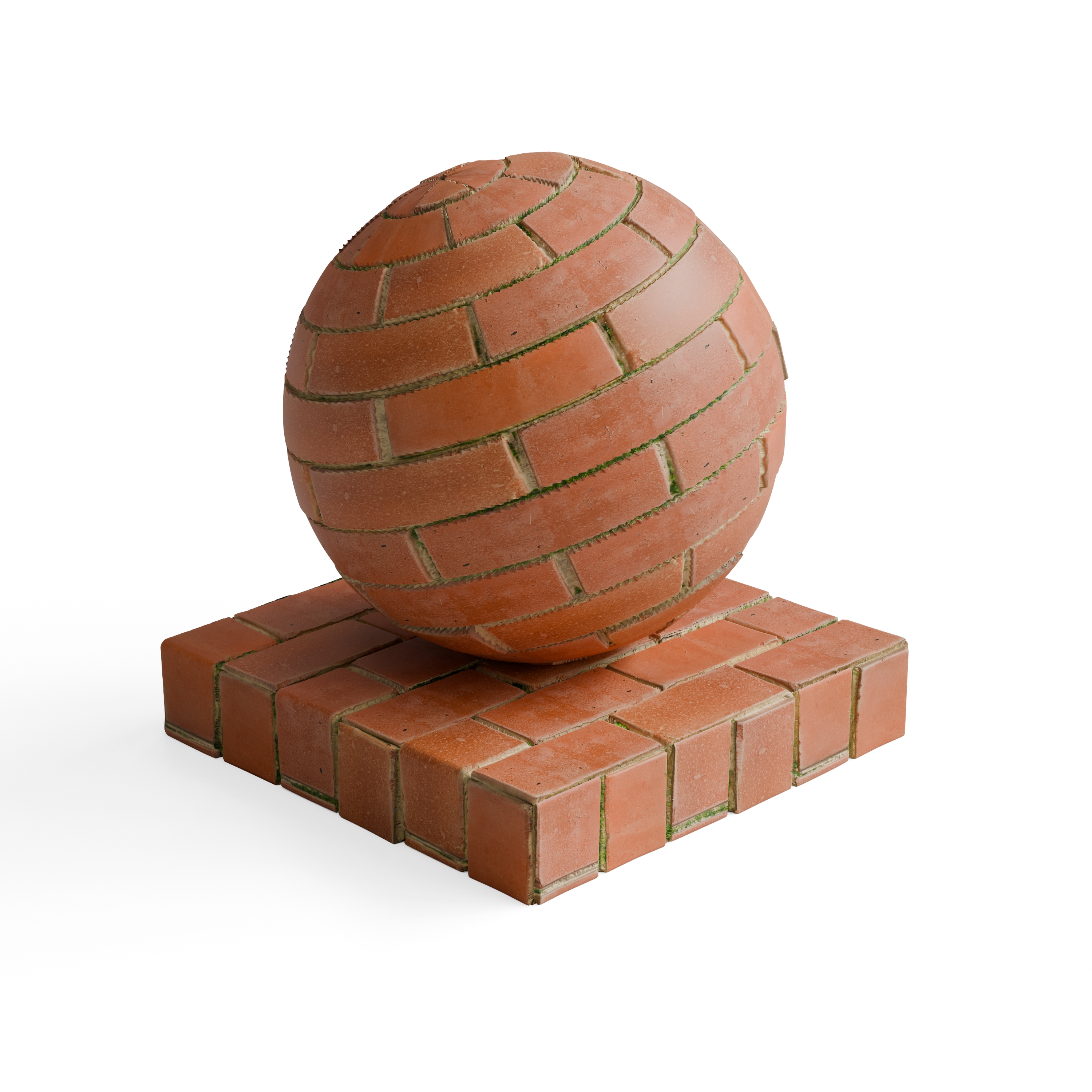 Brick 70 - Terracotta orange brick — Hero view
