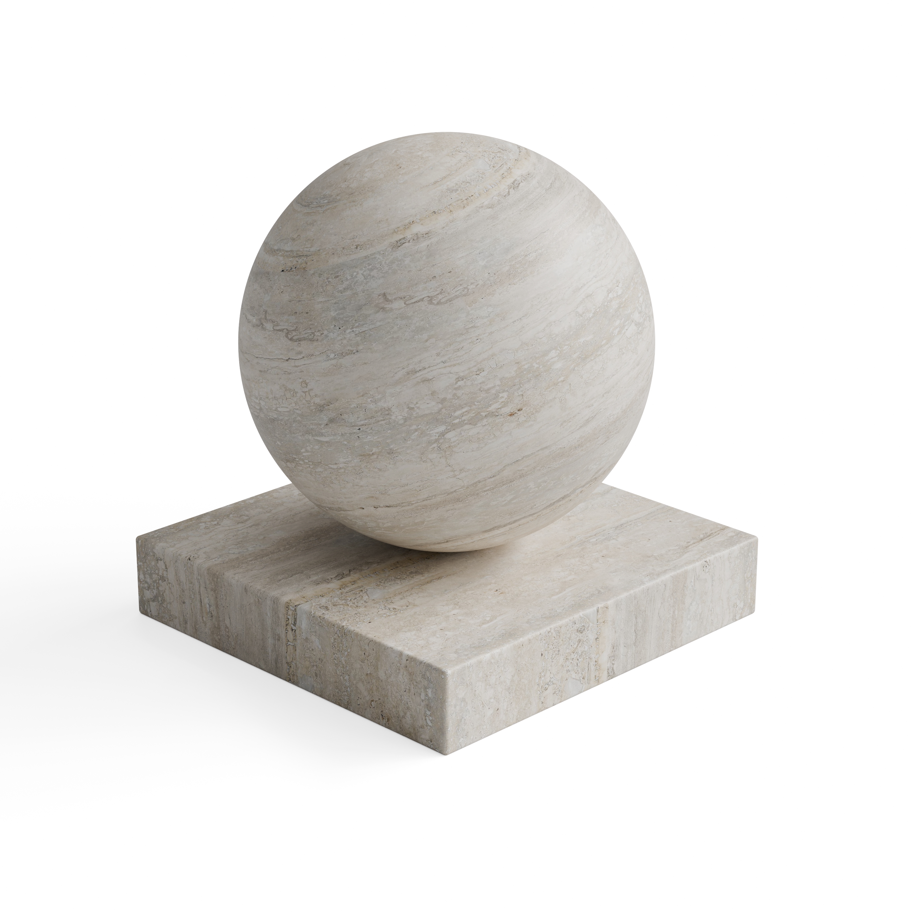 Travertine 8 - Gray and Brown Bands — Hero view