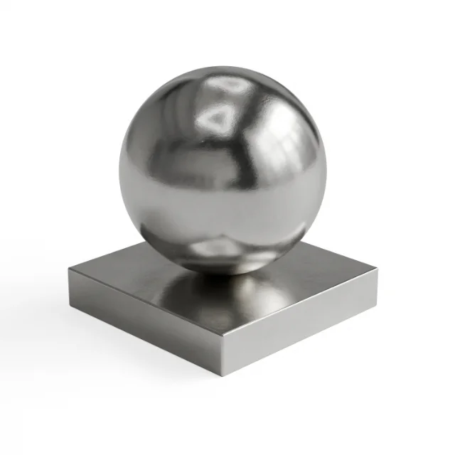 Metal 193 - Silver-grey smooth satin metal — Hero view