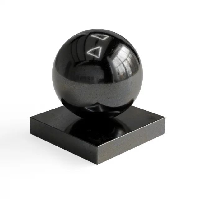 Metal 199 - Black-silver glossy metal — Hero view