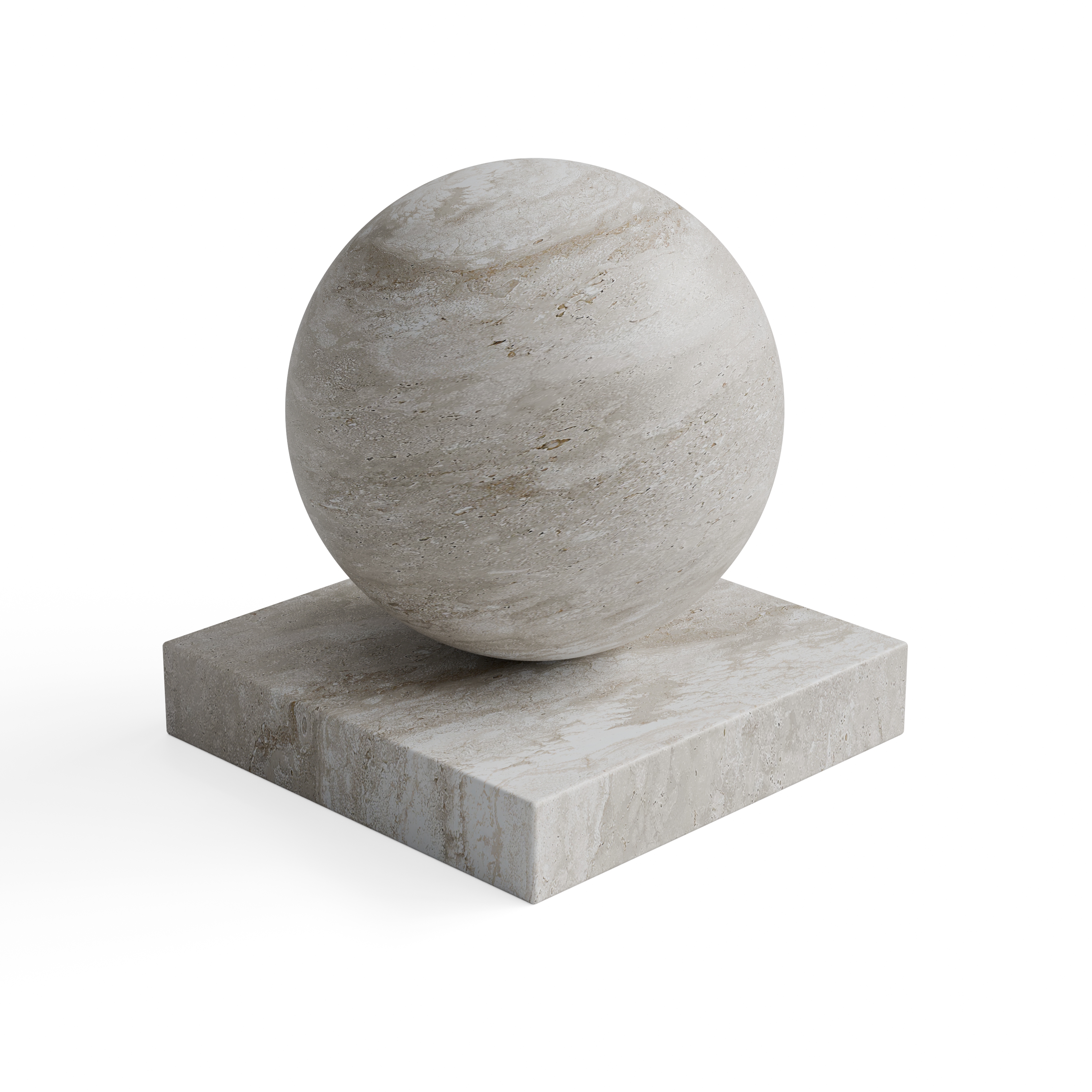 Travertine 9 - Clouded Beige Stone — Hero view