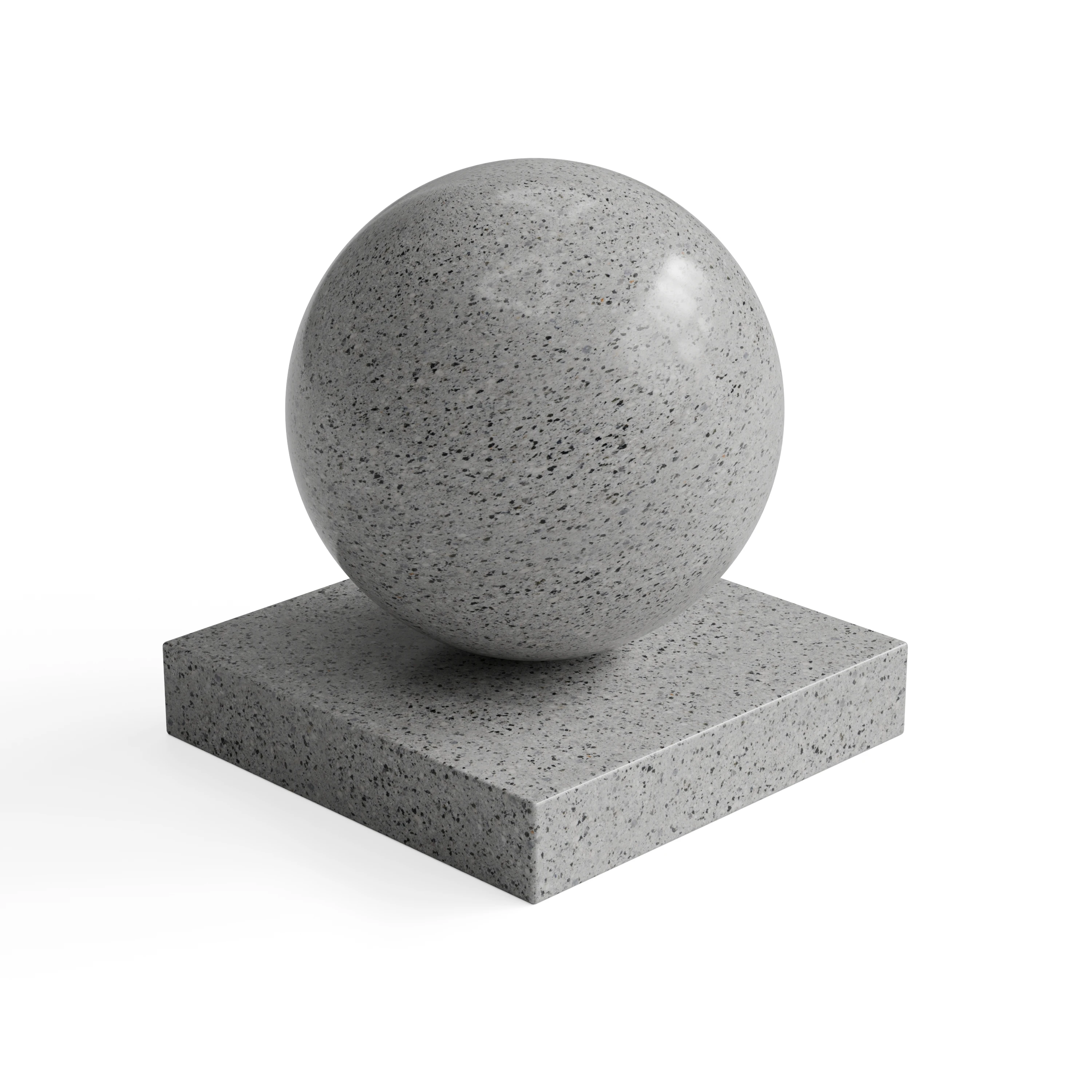 Marble 1 - Light grey speckled stone — Hero view