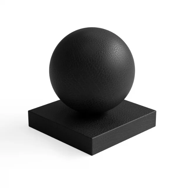 Leather 31 - Black Pebbled Leather — Hero view