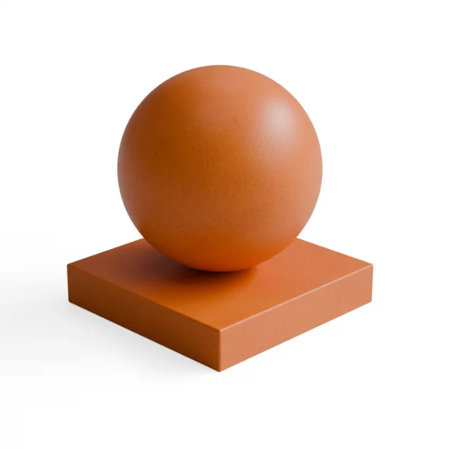 Leather 49 - Orange Smooth Leather — Hero view