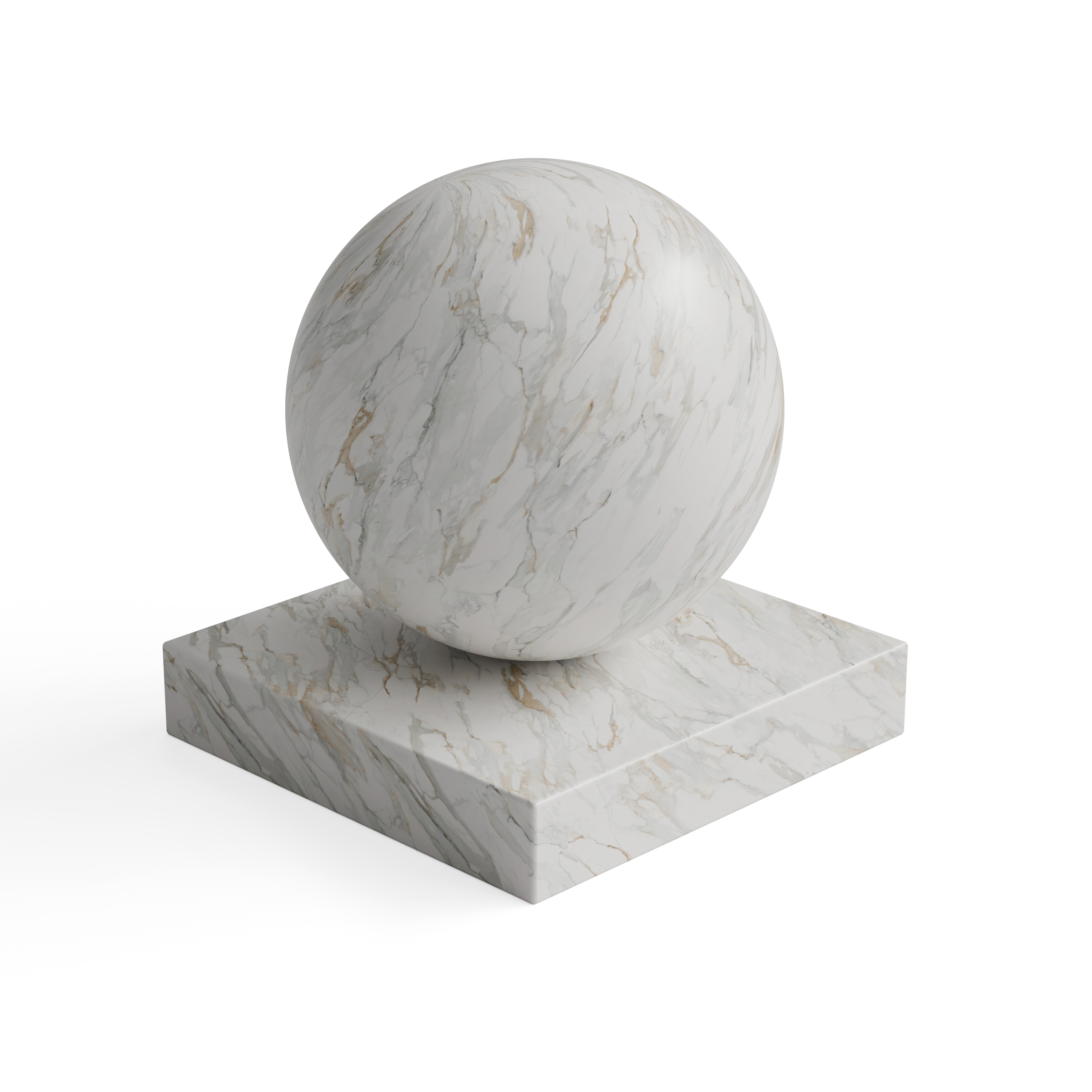 Laparet Calacatta Roma - White and Gold Marble-Look Surface — Hero view
