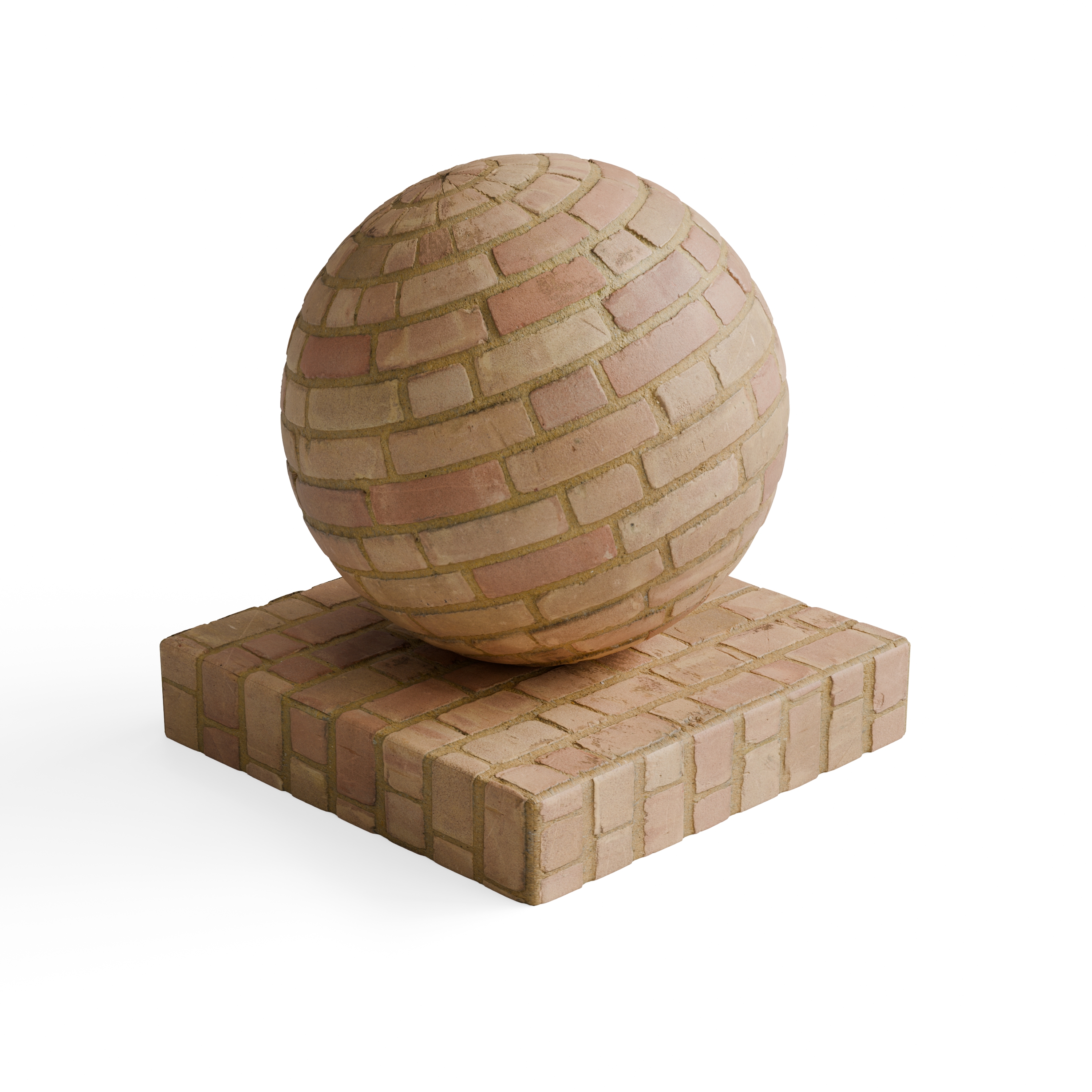 Brick 116 - Warm beige-pink brick — Hero view