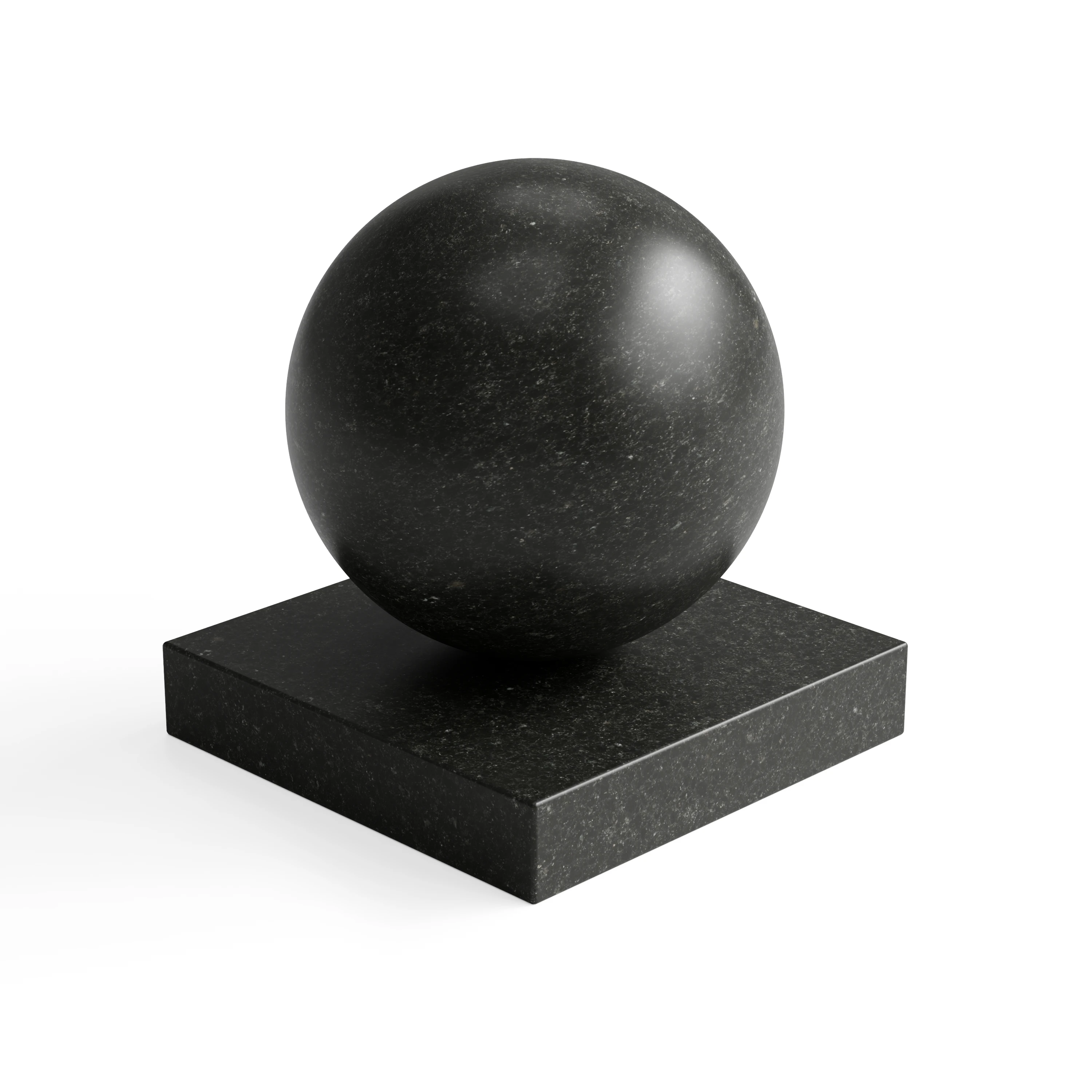 Marble 18 - Deep black polished stone — Hero view