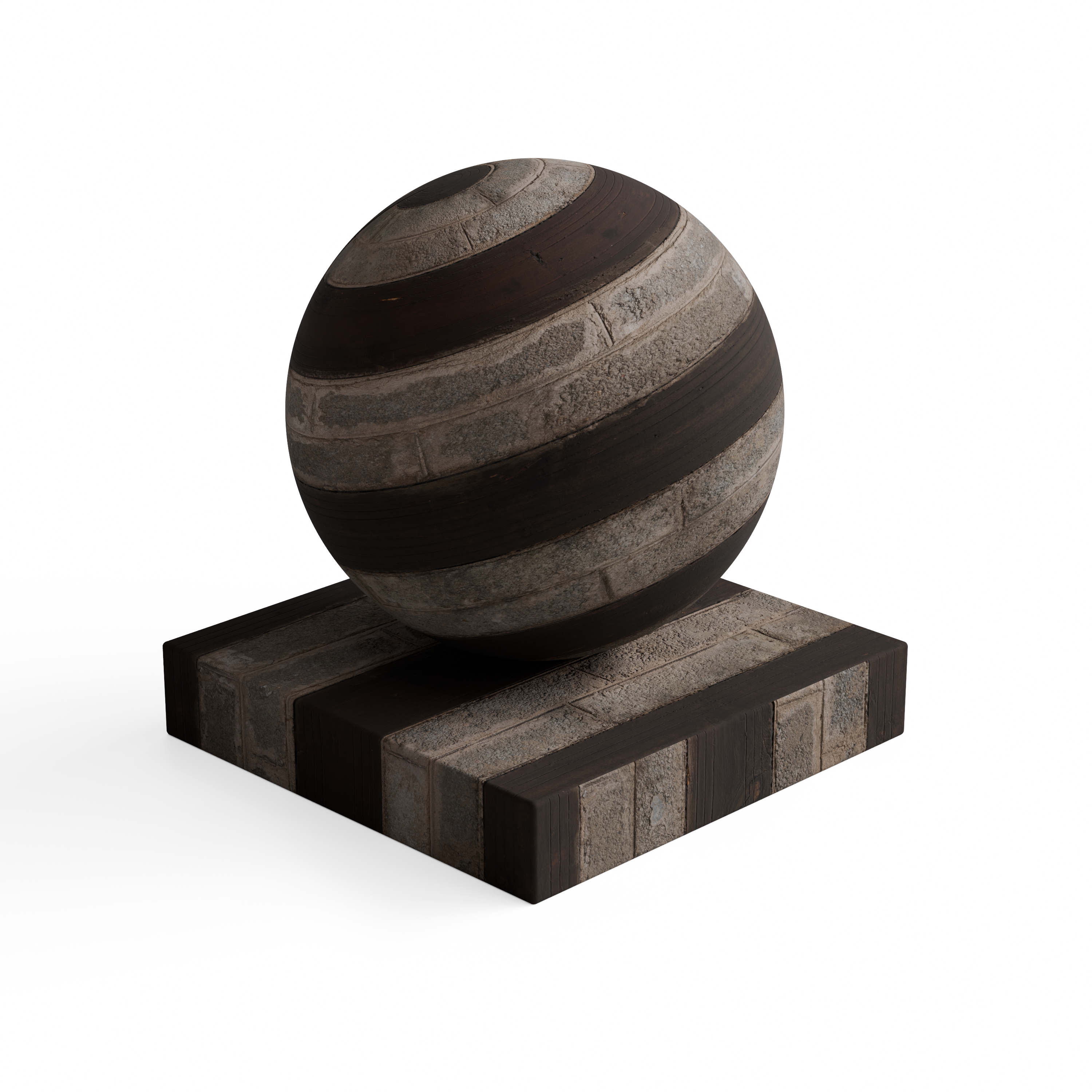 Concrete 221 - Wood Inlaid Concrete Wall — Hero view