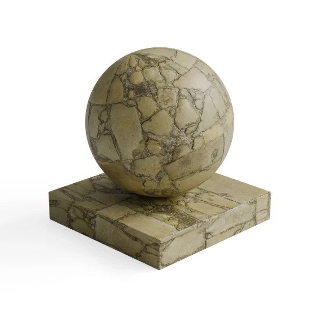 Tile 434 - Green Marble-Look Square Tiles — Hero view