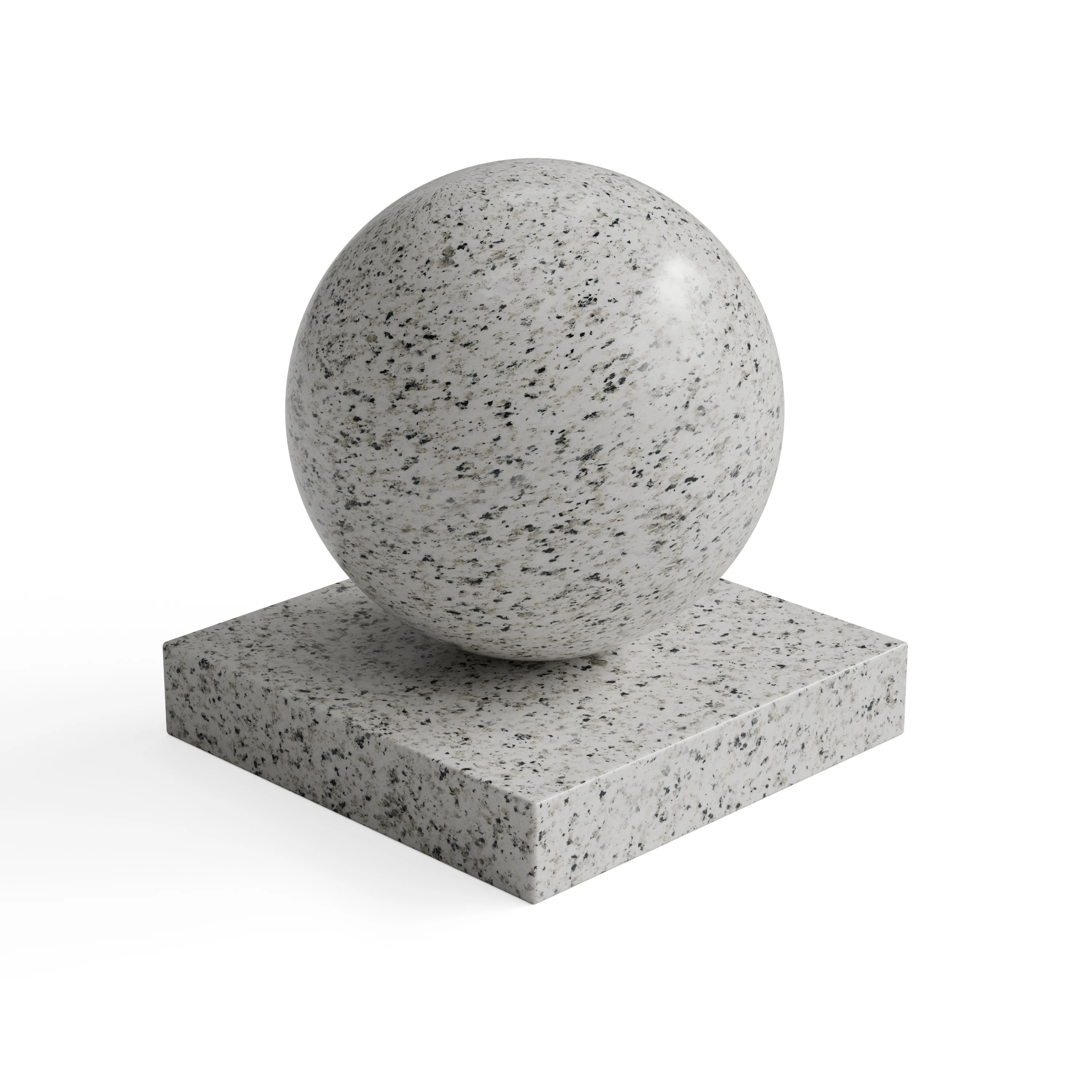 Marble 27 - Ivory stone with dark flecks — Hero view