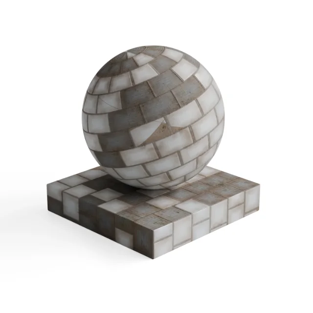 Tile 454 - Stained White Subway Tiles — Hero view