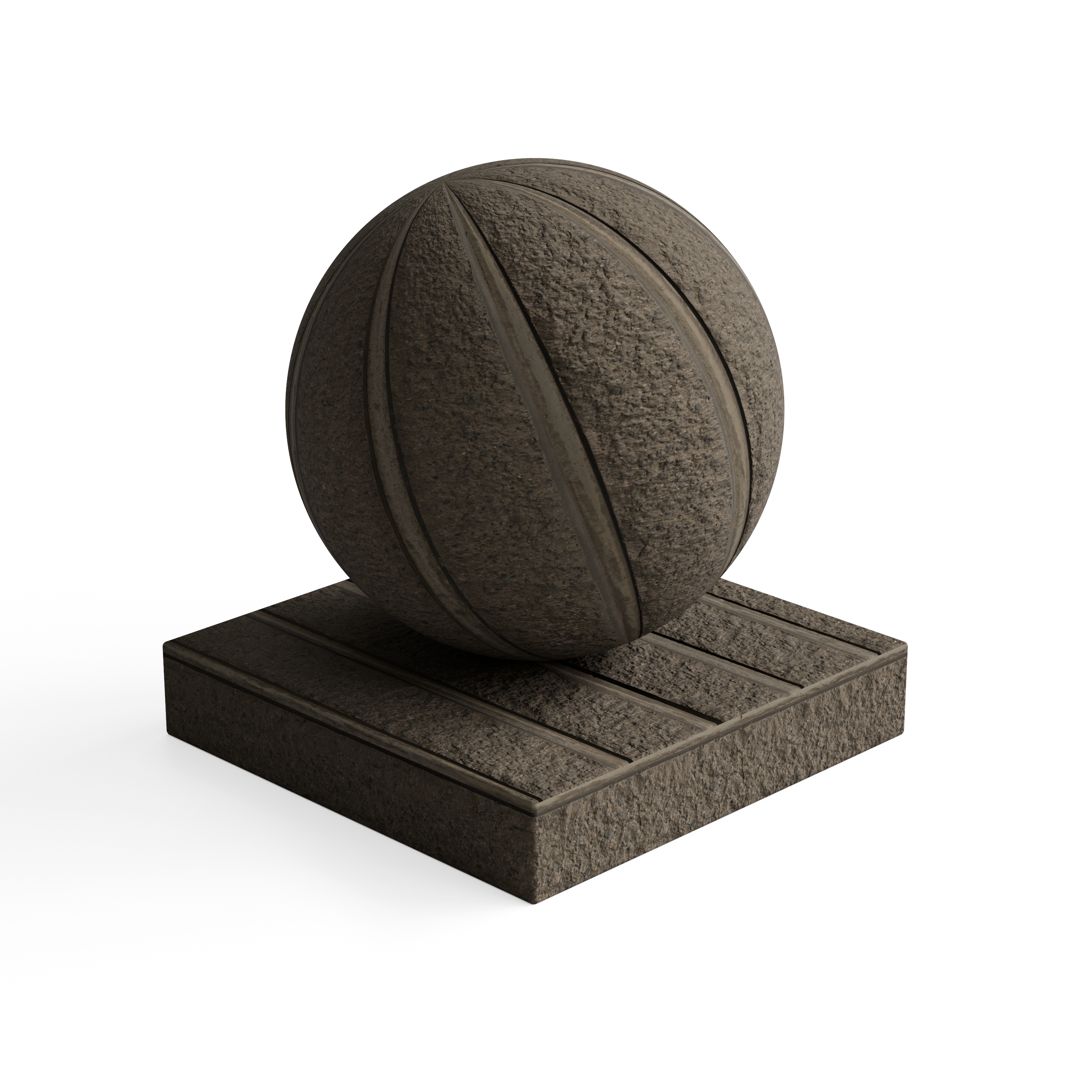 Concrete 215 - Ribbed Concrete Wall — Hero view