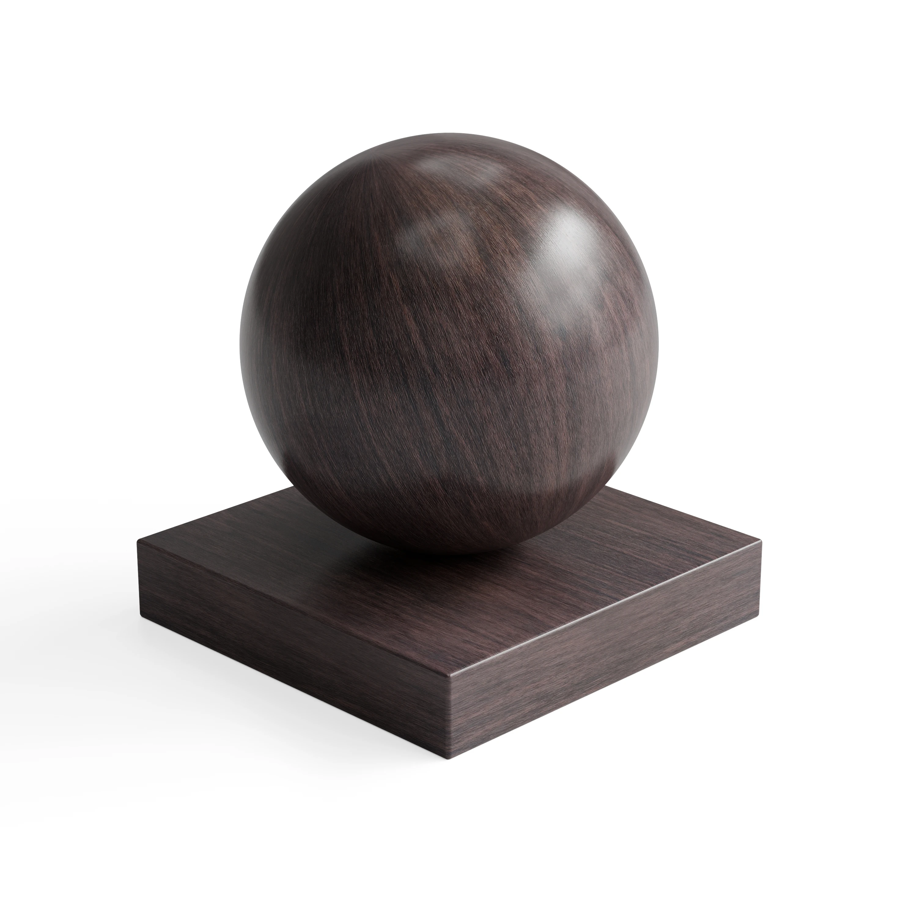 Wood 118 - Dark brown fine-grain wood — Hero view