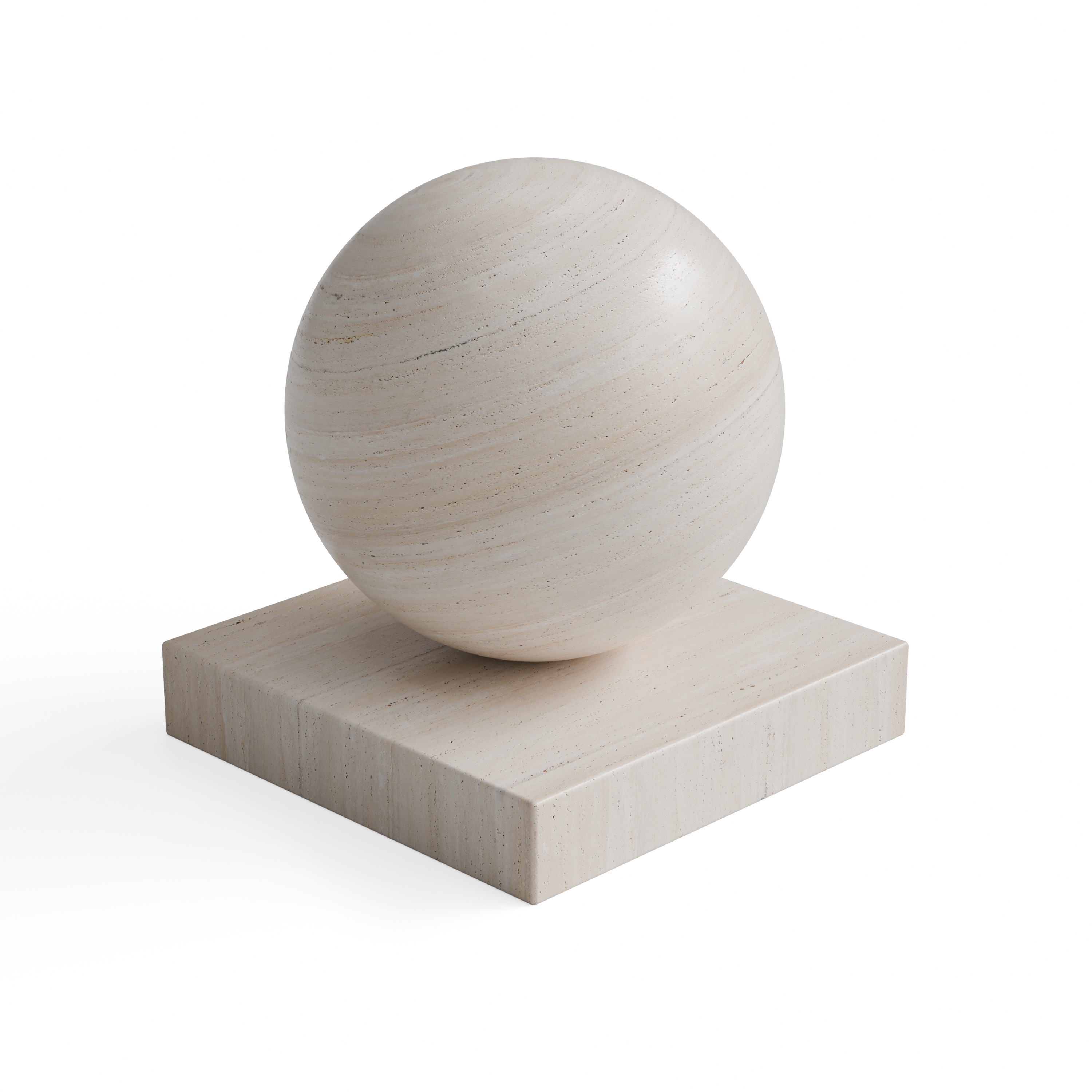 Travertine 5 - Light Cream Bands — Hero view